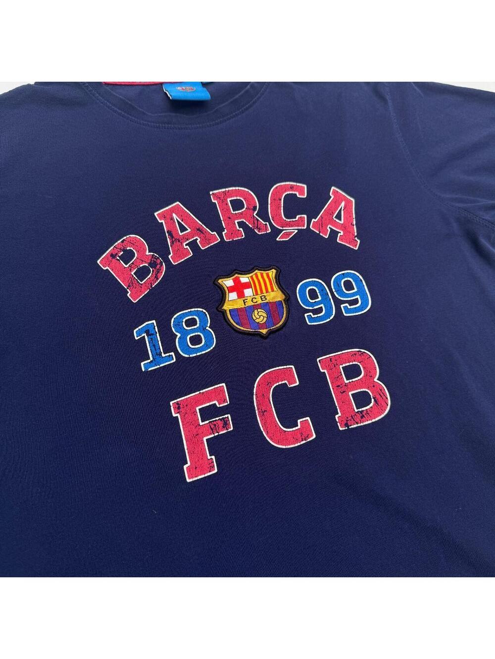 2000s FC Barcelona Crewneck Tee ⚽